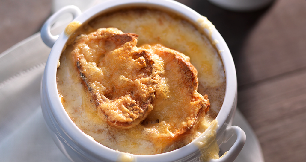 Decadent Mushroom Soup Au Gratin image