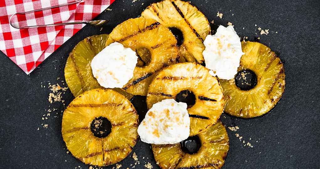 Grilled Pineapple with Balkan Yogurt image