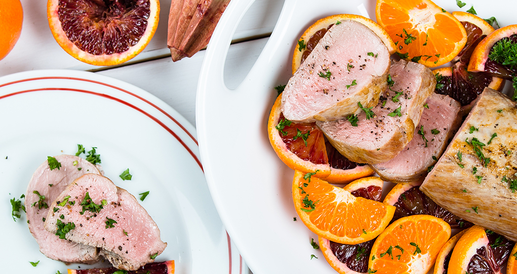 Yogurt and Orange Marinated Pork Tenderloin image