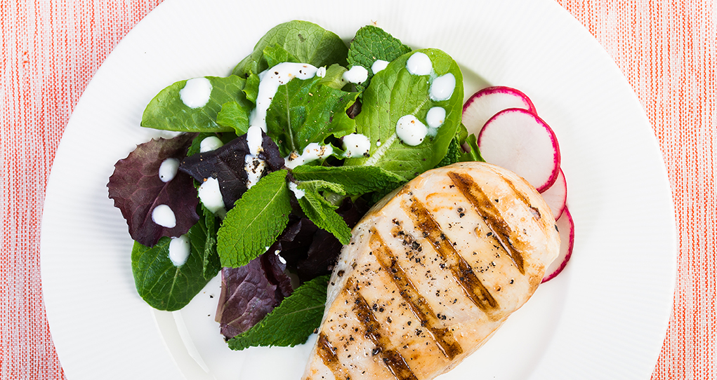 Grilled Yogurt Chicken with Mint image