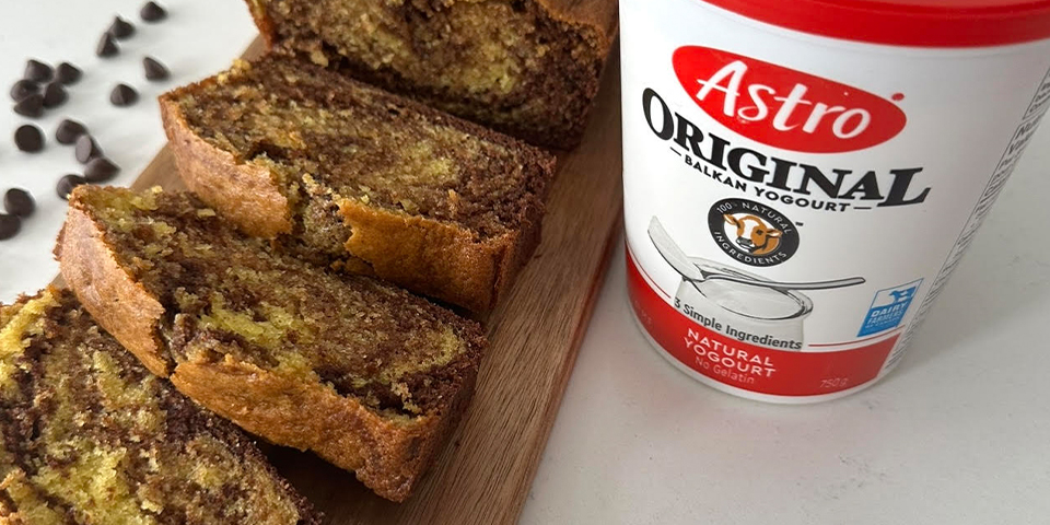 Chocolate Marble Yogurt Loaf image